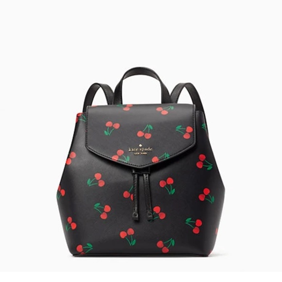 Kate Spade lizzie medium flap backpack
BLACK MULTI - Picture 5 of 16